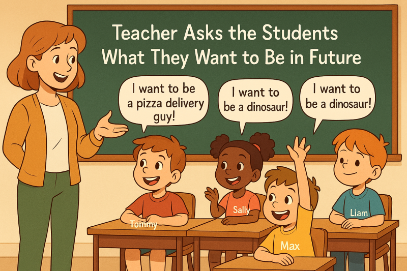 Teacher Asks the Students What They Want to Be in Future (Funny Story)
